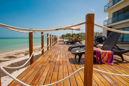 Apartamento Two Lux Beachfront Penthouses, 2 Jacuzzi, 2 Rooftops, 2 Pools, Gym, Kid's Club, Bar