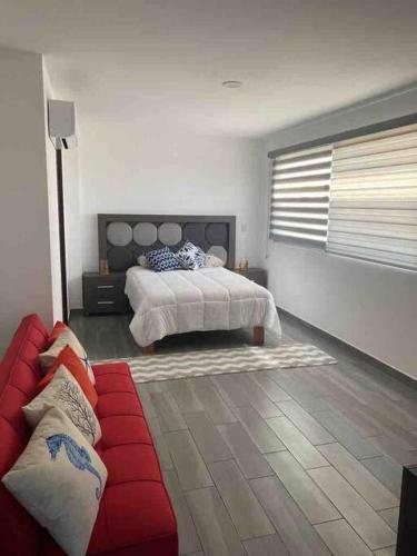 Apartamento Condominio Nuevo Con Alberca, 5 Min de La Playa.