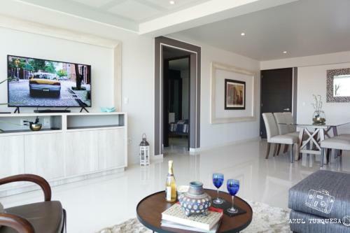 Apartamento Azul Turquesa Lomas De Angel�polis