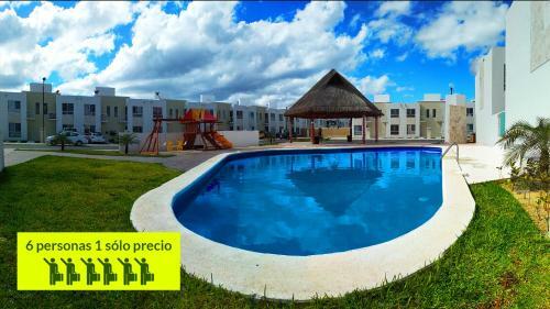 Palma Baru Con Alberca