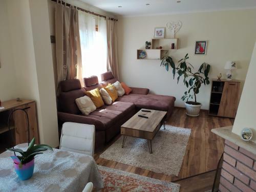Villa House With A Nice Garden, View, Pool And Fireplace