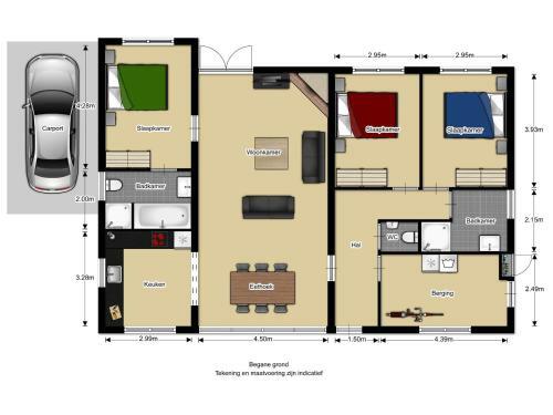 Bungalow Met Uitzicht Op Eigen Bos