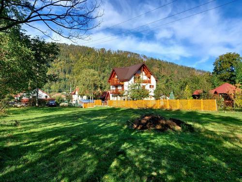 Modern Mountain Village Chalet In Carpathians