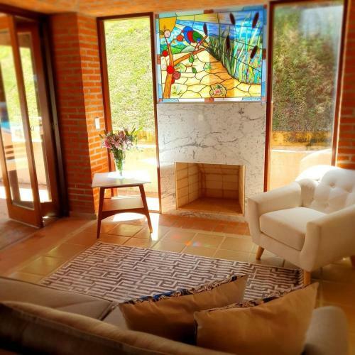 Casa de Luxo No Campo Na Fazendinha.