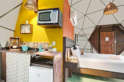 Glamping Serra Da Canastra - Casinha de Hortel� - Domo Jaboticaba