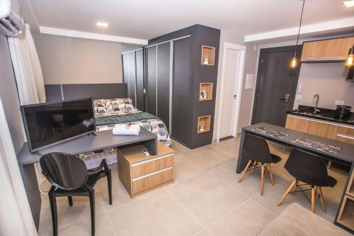 Apartamento Studio Andar Alto E Face Norte - All1611