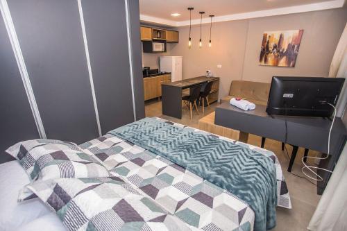 Apartamento Studio Andar Alto E Face Norte - All1611
