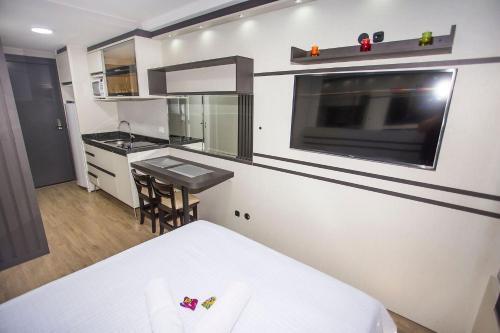 Apartamento Studio Moderno No Centro De Curitiba - All1206