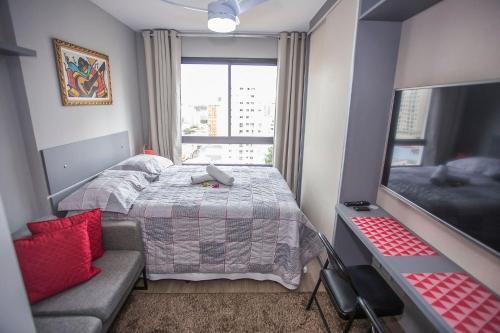 Apartamento Studio Novo No Centro - All1403