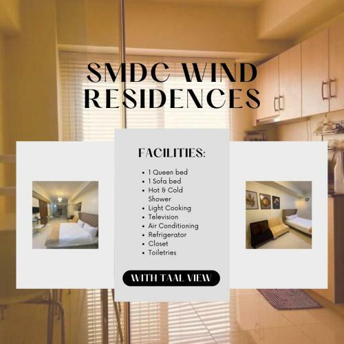 Apartamento Smdc Wind Residences With Taal View
