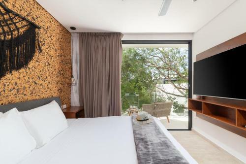 Luxury Penthouse Studio Priv Rooftop Pool Gym