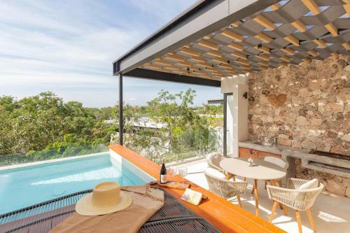 Luxury Penthouse Studio Priv Rooftop Pool Gym