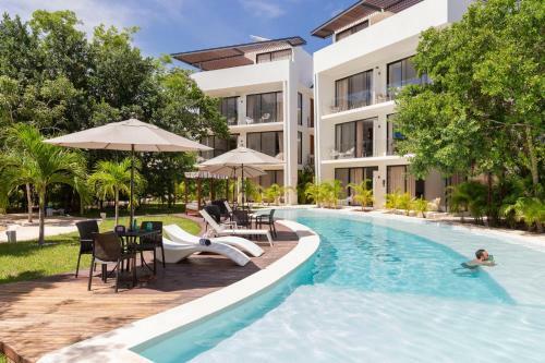 Chic Decor 1bdr Pool Spa Gym