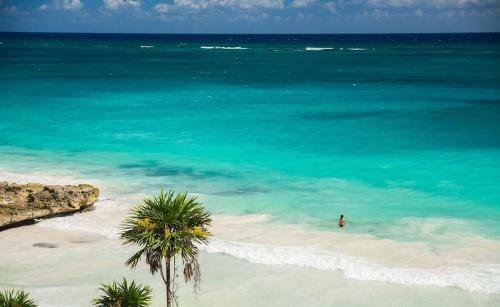 Beachfront Mira Del Mar Villa In Tulum Beach!