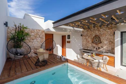 Ixchel Luxury Penthouse Studio Priv Rooftop Pool