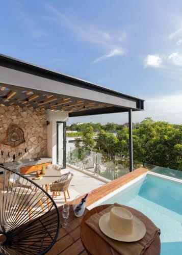 Ixchel Luxury Penthouse Studio Priv Rooftop Pool