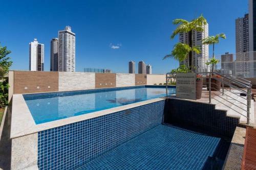 Apartamento El1802 Flat Com Vista Para O Vaca Brava Com Jacuzzi Setor Bueno Ed Easy Life