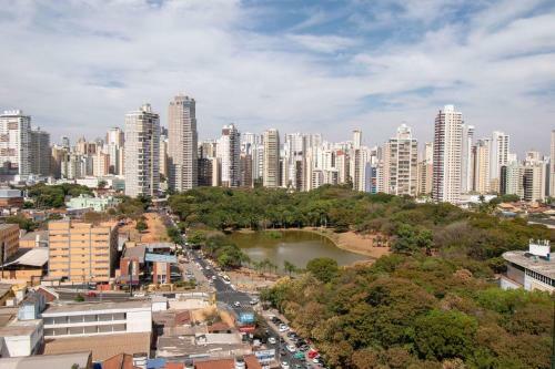 Apartamento El1802 Flat Com Vista Para O Vaca Brava Com Jacuzzi Setor Bueno Ed Easy Life