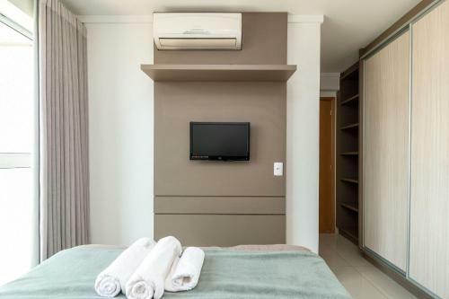 Apartamento El1802 Flat Com Vista Para O Vaca Brava Com Jacuzzi Setor Bueno Ed Easy Life