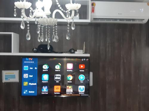 Apartamento Flat Brookfield Towers Completo Com Ar, Tv E Wifi.