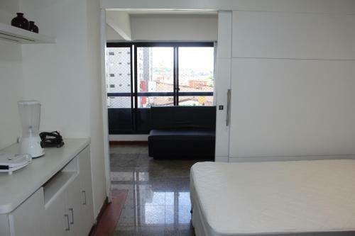 Apartamento 06 Flat Beira Mar Com Energia, Vaga, 3 Camas, Wi-fi E Ar