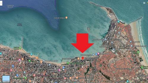 Apartamento 06 Flat Beira Mar Com Energia, Vaga, 3 Camas, Wi-fi E Ar