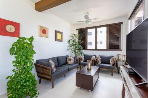 Apartamento Cobertura Duplex Com Vista Para O Mar E Piscina Privativa