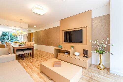 Rosa Apartamento Luxo No Centro Gramado