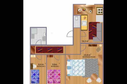Apartamento Salzburg Central Sunny Quiet 3 Bedroom