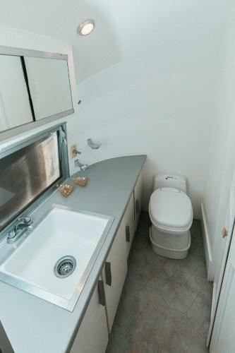 Silver Airstream Glamping & Rental
