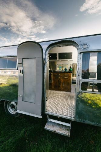 Silver Airstream Glamping & Rental