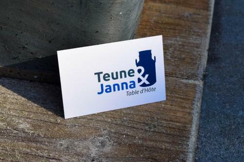 Bed & Breakfast Table D'h�te Teune & Janna