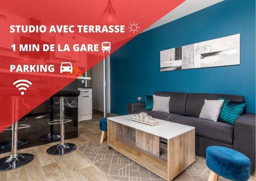 Apartamento Studio Cosy Au Pied de La Gare Genopole Evry