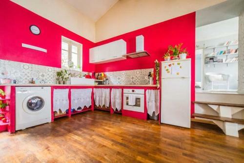 Apartamento Appartement Rouge Avec Jardin