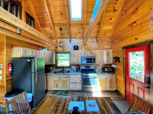 Villa Bc Log Cabin With Private Beach, River, Fire Pit, Ac, Wifi, Onsite Trails, Ski Slope Views
