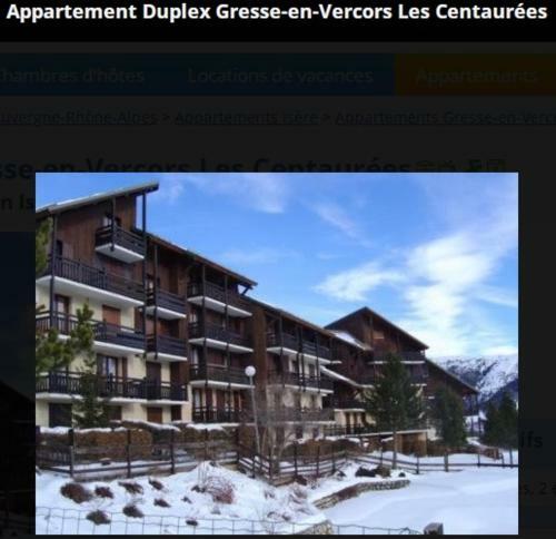 Apartamento Appartement Duplex 4 Pers � Gresse-en-vercors