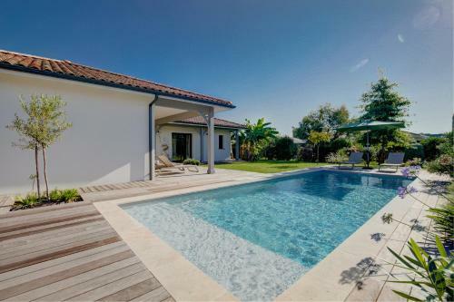 Villa Bassin D'arcachon -maison 6 Couchages Avec Piscine