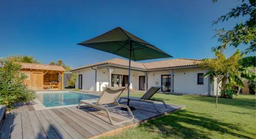 Villa Bassin D'arcachon -maison 6 Couchages Avec Piscine