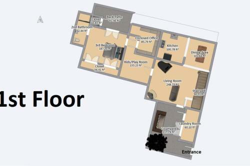 Diego Getaway- Courtyard - 3br & Office