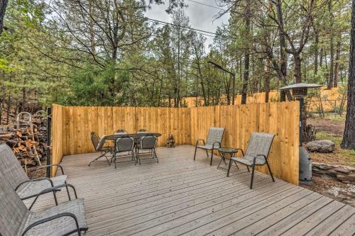 Rustic Ruidoso Cabin With Large Deck And Grill!
