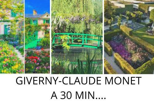 G�te La Fontaine -cozy-1h de Paris -jacuzzi Privatif