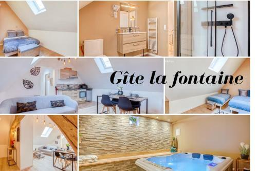 G�te La Fontaine -cozy-1h de Paris -jacuzzi Privatif