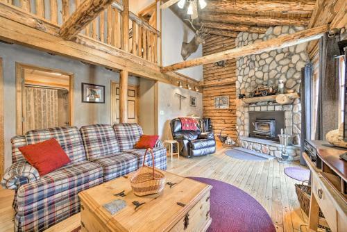 Rustic Log Cabin With Yard - 9 Mi To Hunter Mtn