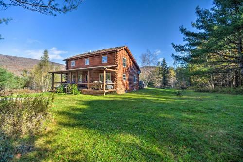 Rustic Log Cabin With Yard - 9 Mi To Hunter Mtn