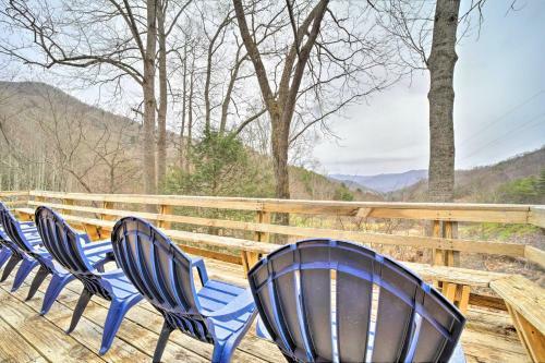Rustic Clyde Getaway With Maggie Valley Views!