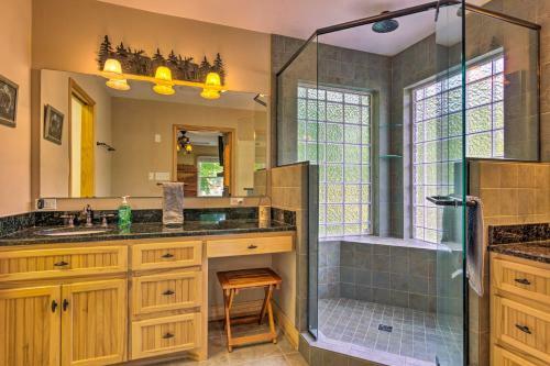 Unique Lake Lure Hideaway With Dock, Waterslide