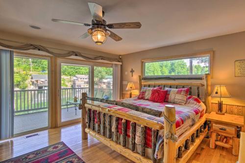 Unique Lake Lure Hideaway With Dock, Waterslide