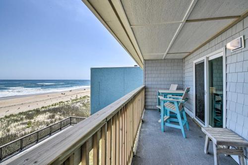 Apartamento Beachfront Nags Head Condo With Private Balcony