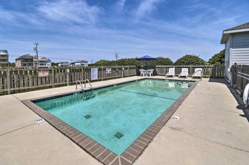 Apartamento Beachfront Nags Head Condo With Private Balcony