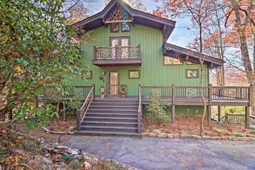 Rustic-chic Sapphire Home With Wraparound Decks